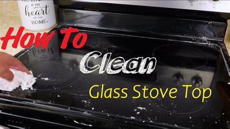 How To Clean Glass Stove Top Easy Simple Youtube
