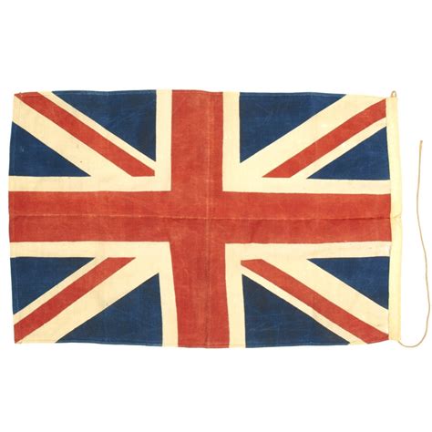 Original British Wwii Army Union Jack Flag International Military