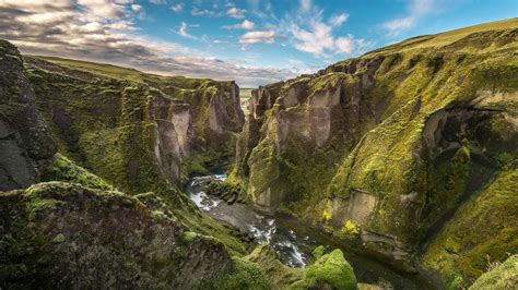 Fjadrargljufur Canyon At South Iceland Backiee
