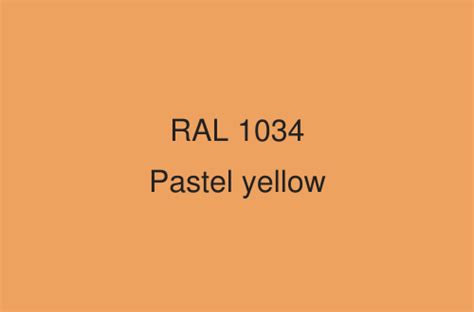 Ral 1034 Colour Pastel Yellow Ral Yellow Colours Ral Colour Chart Uk