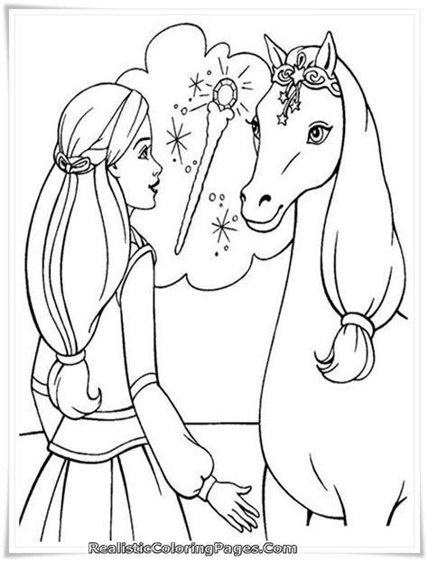barbie   magic  pegasus girls coloring pages realistic coloring pages