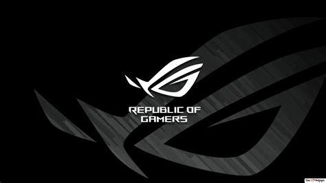 Asus Rog Republic Of Gamers Rog Classic Dark Logo 4k Wallpaper Download