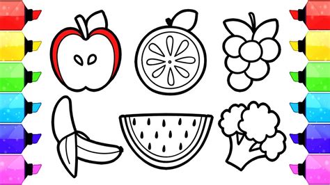 Sheenaowens Fruit And Vegetable Coloring Pages