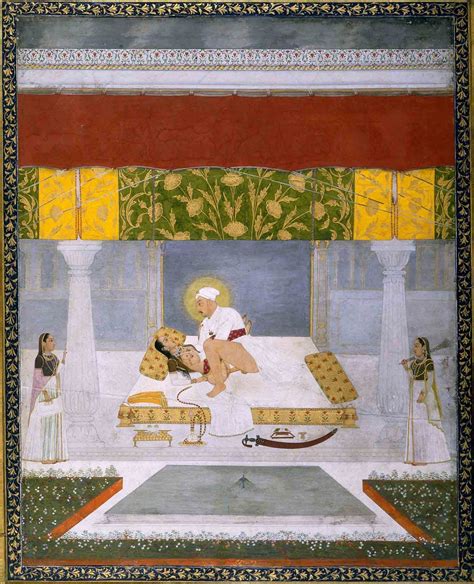Filechitarman Muhammad Shah Making Love Ca 1735