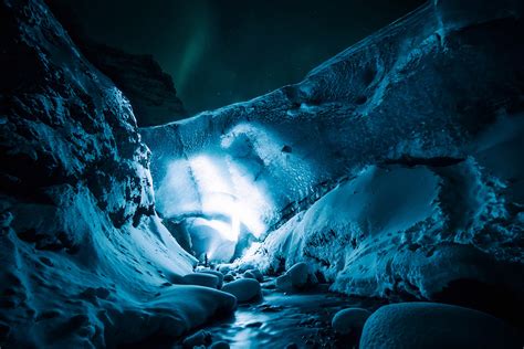 Exploring The Great Ice Cavern Talon Cardon