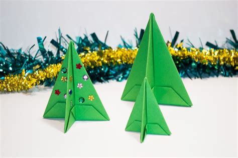 How To Make An Origami Christmas Tree Hobbycraft Blog Official