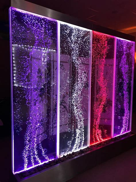 Vertical Acrylic Led Water Bubble Wall Height 5 Feet At Rs 3000sq Ft