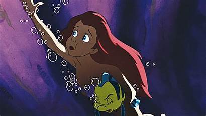 Mermaid Ariel Screencaps Disney Flounder Princess Walt