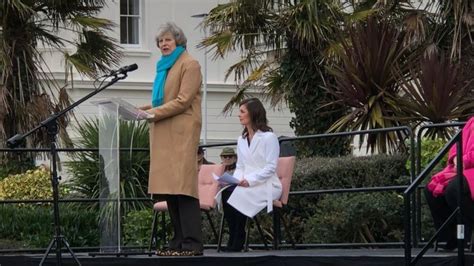 Nancy Astor Theresa May Unveils Statue For Pioneering Female Mp Bbc News