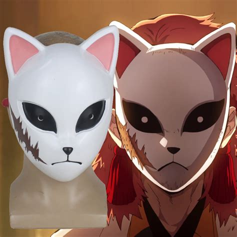 Demon Slayer Kimetsu No Yaiba Mask Kamado Tanjirou Cosplay Fox Mask