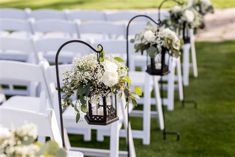Simple Outdoor Wedding Aisle Decorations Shelly Lighting