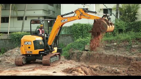 The Jcb 51r Mini Excavator To Build A New India Youtube