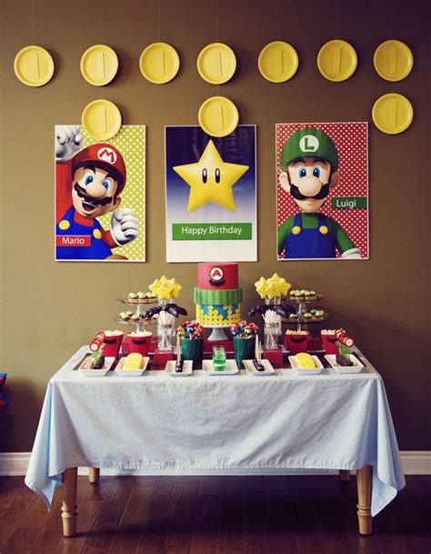 Fiesta Infantil De Mario Bros Cumpleaños Tips De Madre