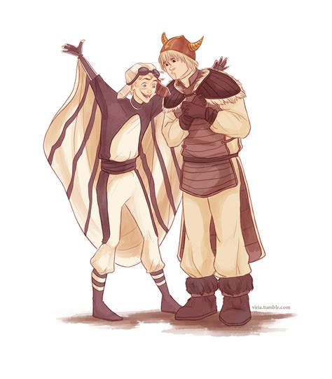 Human Appa And Momo By Viria13 On Deviantart