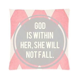 Amazon Com Bible Verse God Is Within Her She Will Not Fail Psalm