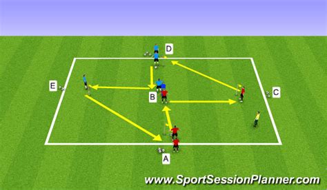 Footballsoccer Passing Diamonds Technical Passing And Receiving