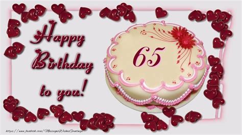Wishing You A Happy Birthday 65 Years