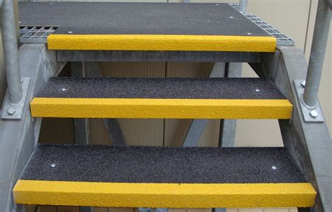 Grp Anti Slip Stair Treads And Nosings Indoor And Outdoor Gripclad Uk