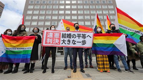Japan Court Backs Same Sex Marriage Laws Still Block It The New York Times