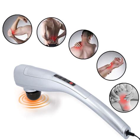 Electric Handheld Massager With 5 Massage Nodes Size 11x42 Cm