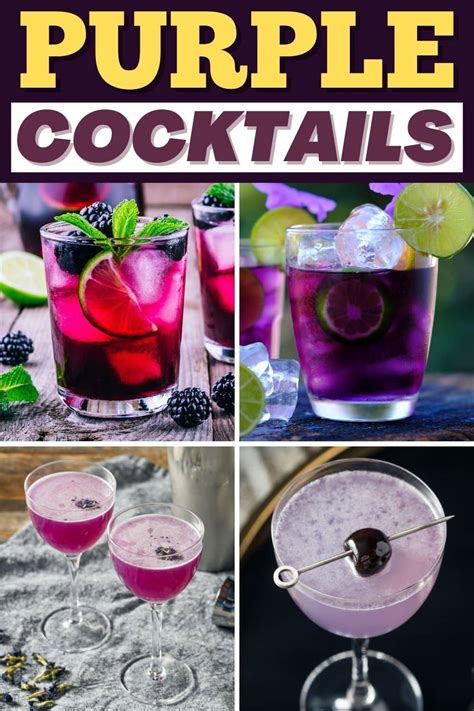 17 Pretty Purple Cocktails Insanely Good