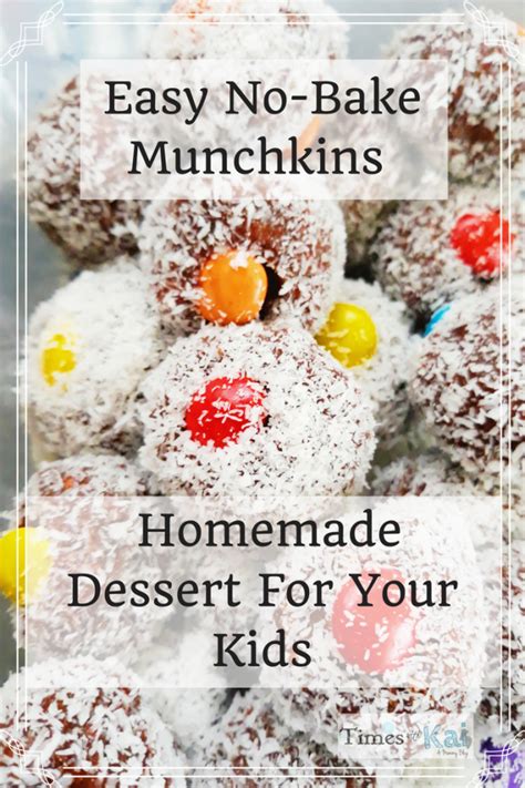 Easy No Bake Munchkins Homemade Dessert For Your Kids Homemade