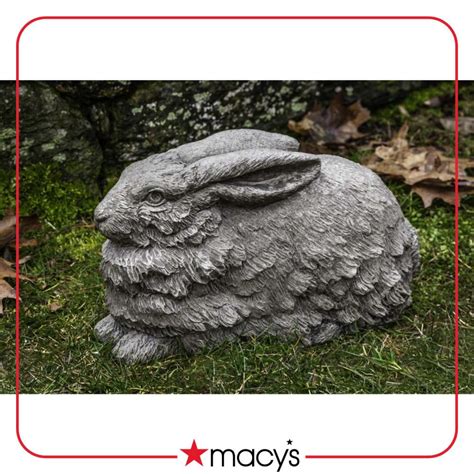 Campania International Flemish Hare Garden Statue Macys Stone