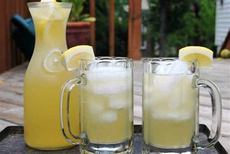 Lemonade Beer With Cherry Rum Shugary Sweets
