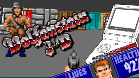 Gameplay Wolfenstein 3d Nintendo Gameboy Advance Sp Youtube