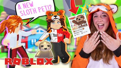 You can obtain it by redeeming a code that comes with the dewlady toy from the adopt a pet cupcakes collection. GIVING AWAY THE NEW SLOTH PET !?- Adopt Me Update - YouTube