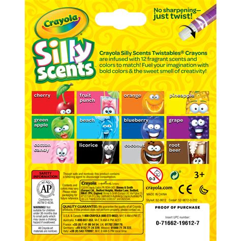 Crayola Silly Scents Twistables Crayons 12 Count
