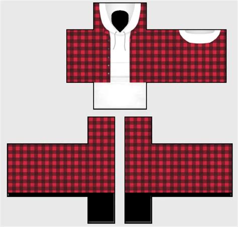 Free Roblox Red Plaid Shirt And Hoodie Design Template Pixlr