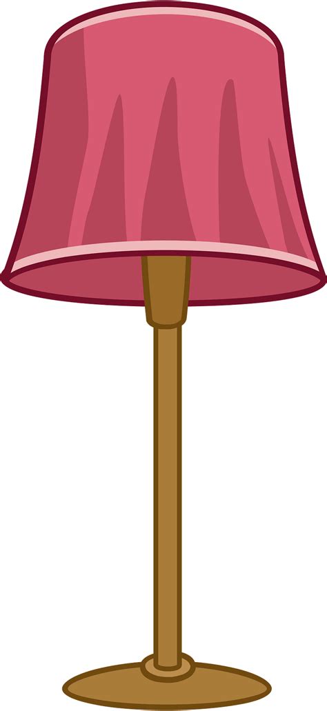 Tall Lamp Clipart Cartoon