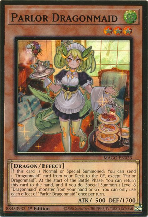 Mago En023 Parlor Dragonmaid Yu Gi Oh