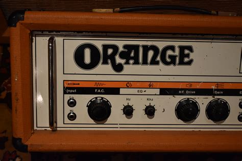Orange Vintage 1970s Orange Or120 Valve Guitar Amplifier Amp Modded Fac