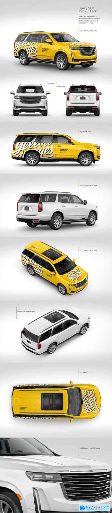 Luxury Suv Mockup Pack 66056 Free Download Photoshop Vector Stock