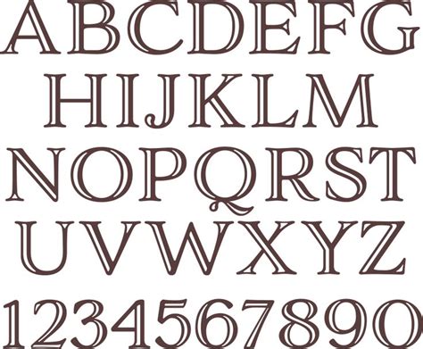 Gustave Engraved Lettering Lettering Alphabet Letters And Numbers