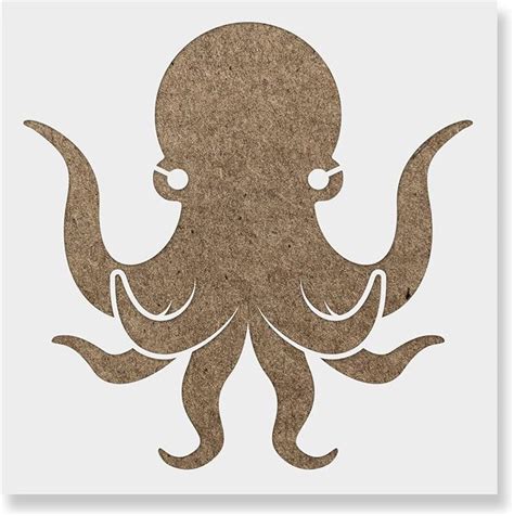 Octopus Stencil Template Reusable Stencil With Multiple