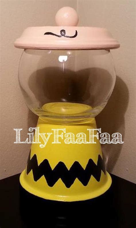 Charlie Brown Inspired Faux Gumball Machine Peanuts Birthday Peanuts