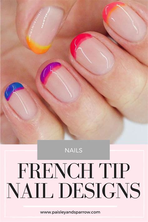 31 Best French Tip Nail Ideas Paisley And Sparrow