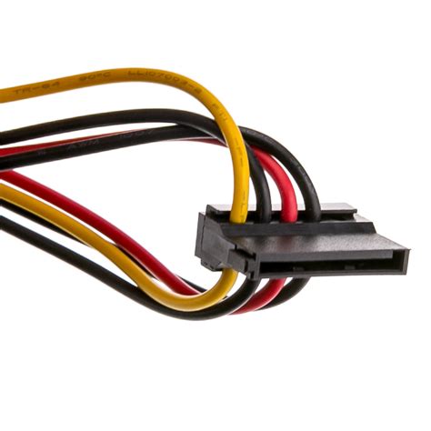 14 In Molex To Dual Sata Power Cable