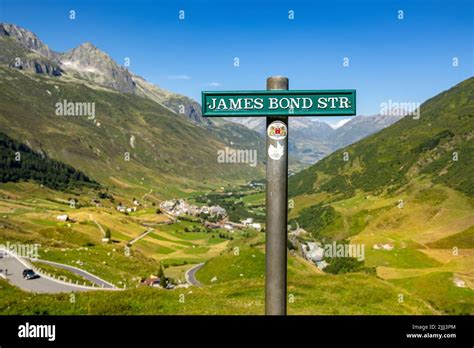 Célèbre James Bond Road à Furka Pass Realp Suisse 14 Juillet 2022