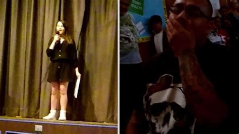12 Year Old Girl Asks Stepdad To Adopt Her With Song At School Talent
