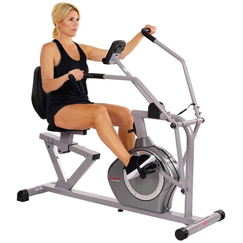 Magnetic Recumbent Exercise Bike 350lb High Weight Capacity Arm