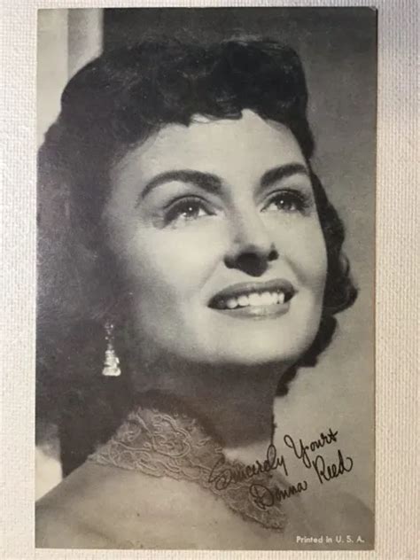 Donna Reed Tv And Film Star Actress Exhibit Supply Arcade Card C 1950s