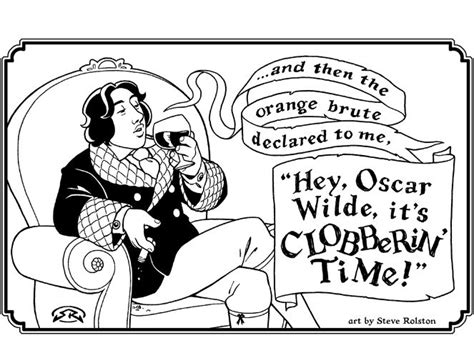hey oscar wilde it s clobberin time artists putting their own spin on their favorite