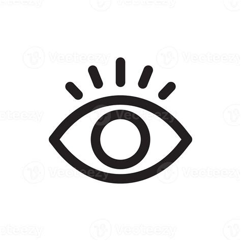 eye icon simple flat eye design vision care concept wear glasses for a clear vision 14475656 png