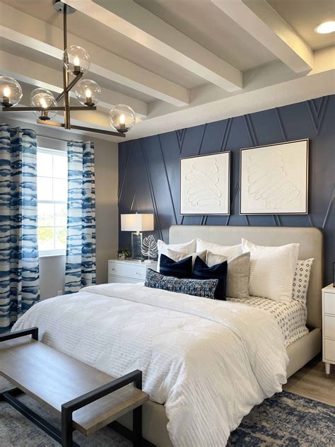 How To Decorate A Blue Accent Wall