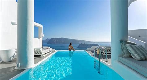 Charisma Suites Hotels In Oia Caldera Aerial Preview