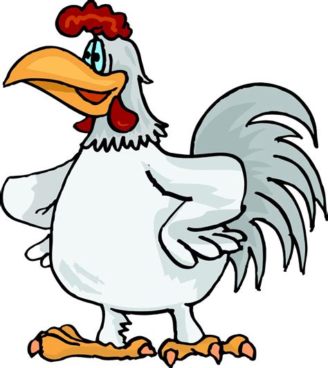 Cartoon Chicken Pictures ~ Chicken Cartoon Funny Illustration Vector